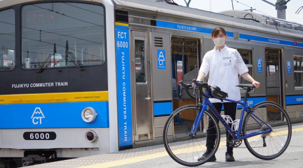 サイクルトレイン導入車の様子